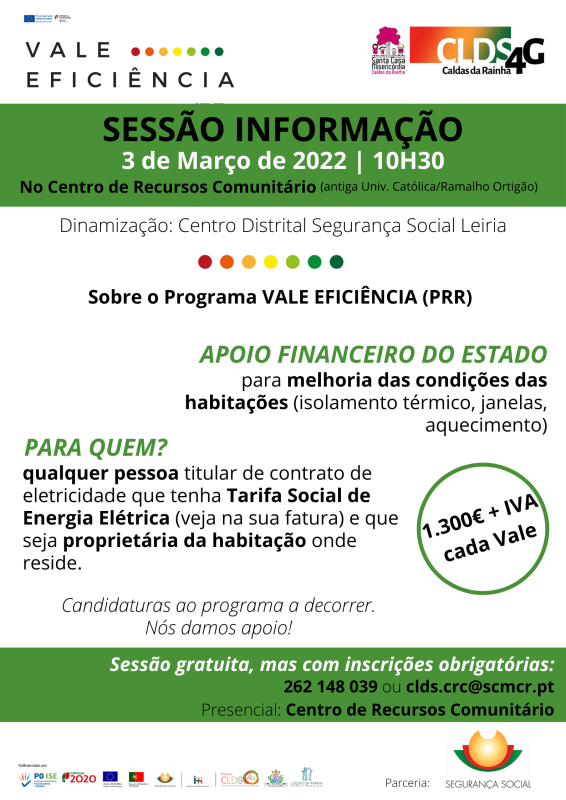 Sessão sobre o Vale Eficiência nas Caldas