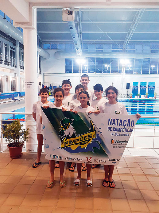 Natação: Pimpões com  dez presenças  em finais