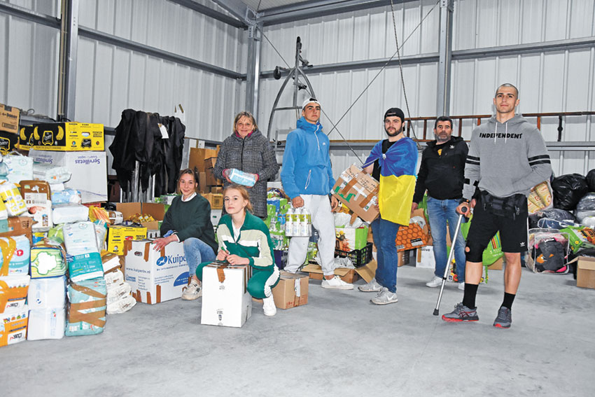 Todos mobilizados para ajudar a Ucrânia