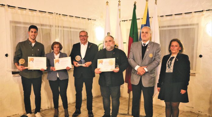 Rotary Club da Benedita distinguiu Solancis e Guilherme Pina