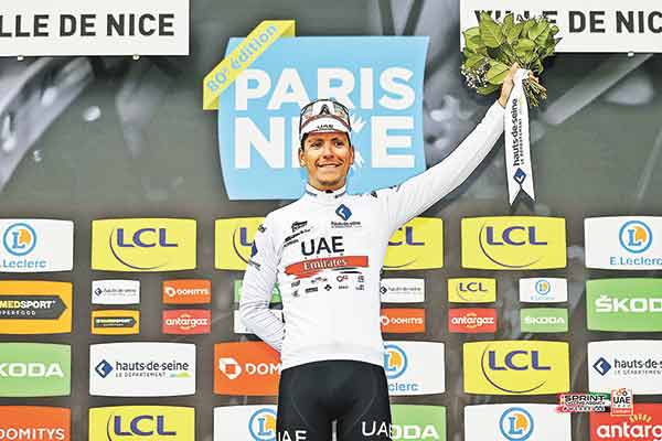 Ciclismo: João Almeida vence prémio da juventude na estreia em França