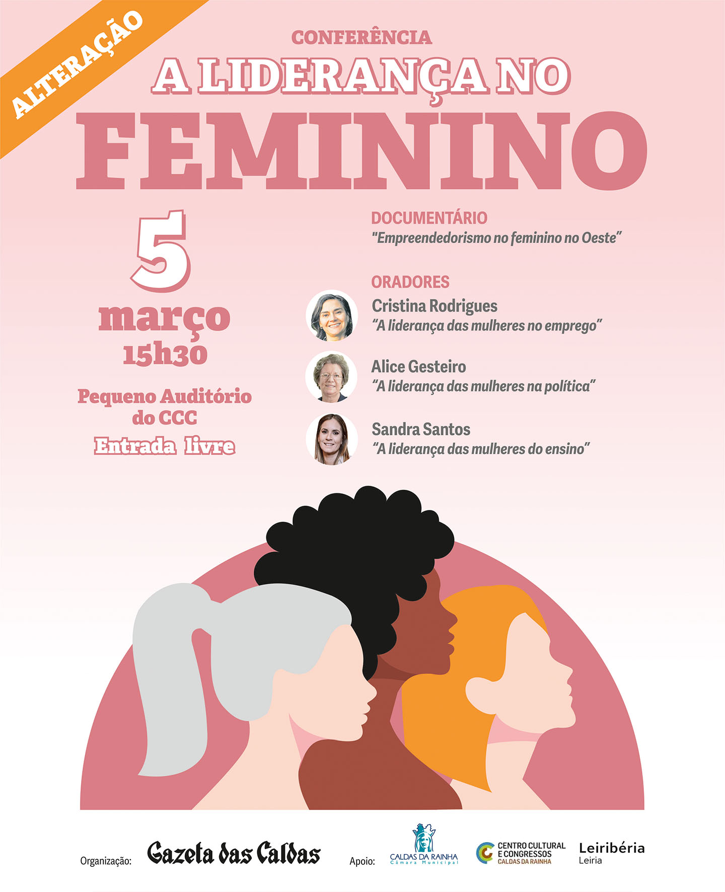 Alice Gesteiro substitui Maria João Querido no evento “A liderança no feminino”