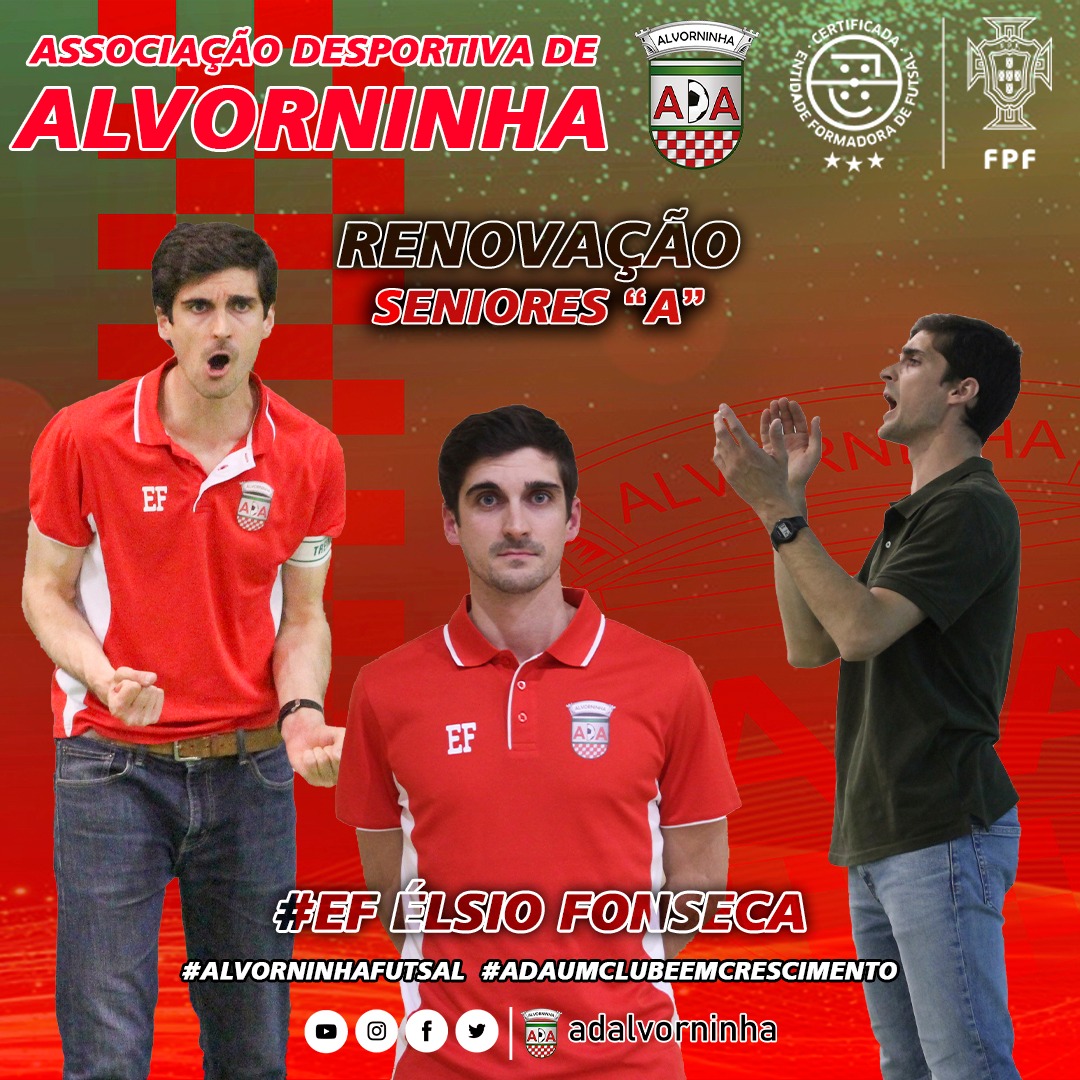 Futsal: Élsio Fonseca renova pela AD Alvorninha