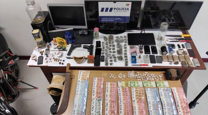 Três detidos em Peniche por tráfico de estupefacientes