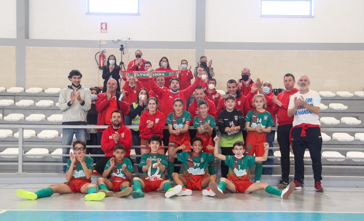Futsal: AD Alvorninha lidera distrital de infantis só com vitórias