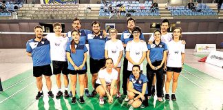 Badminton: MVD vence dérbi com Areco (5-0)