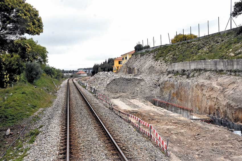 Obras de modernização da Linha do Oeste estão paradas