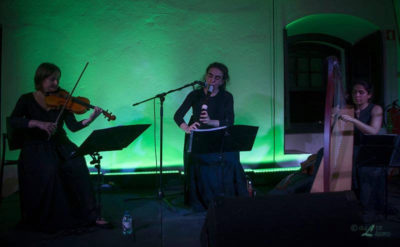 Trio Espiral dá concerto de música celta e folk na Pederneira