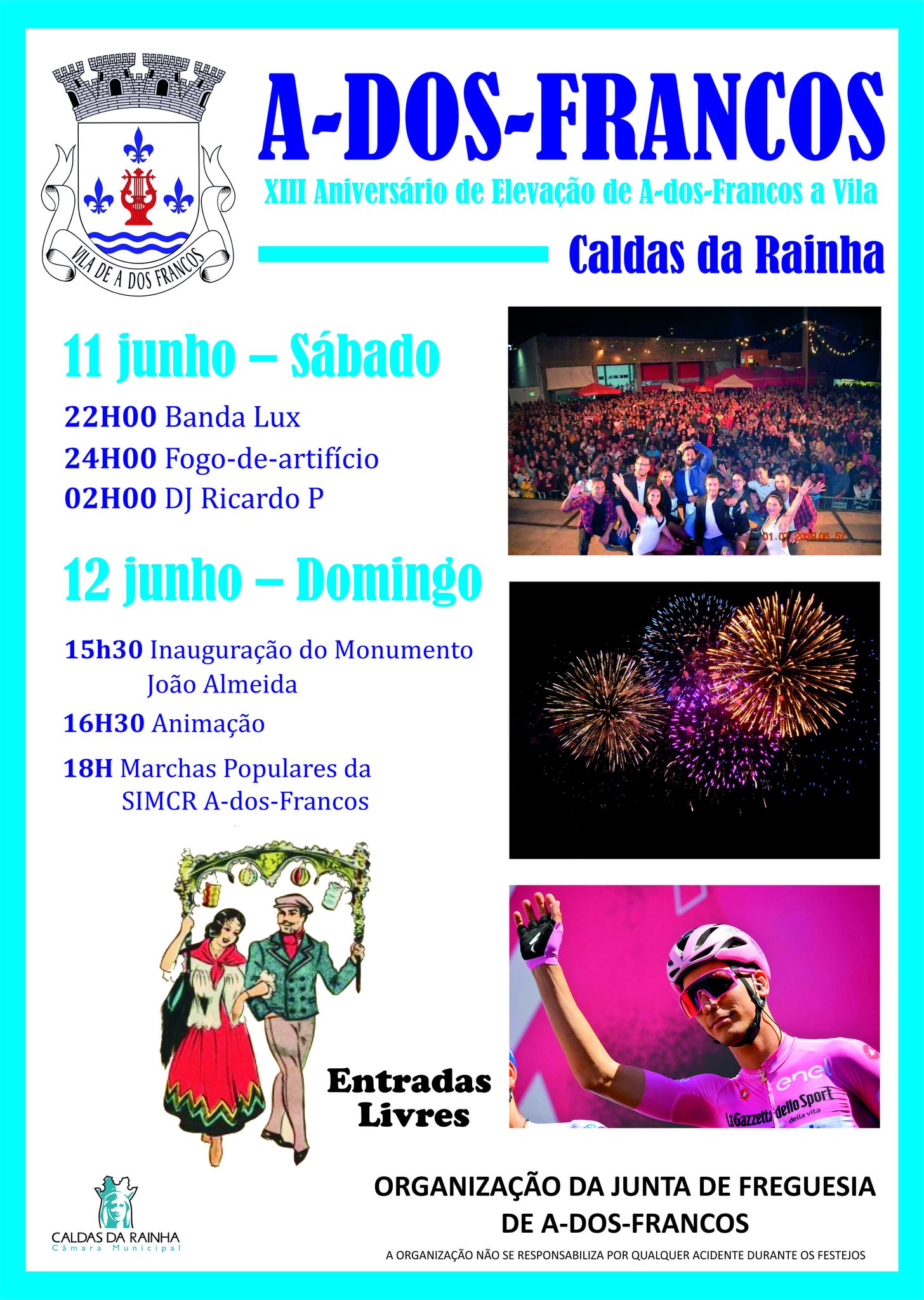 A-dos-Francos homenageia João Almeida nas festas