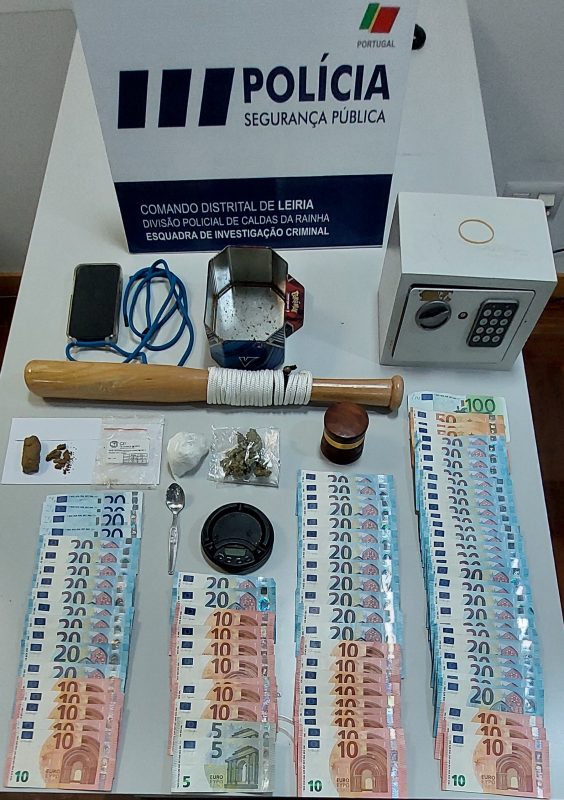 Homem detido por tráfico de estupefacientes nas Caldas