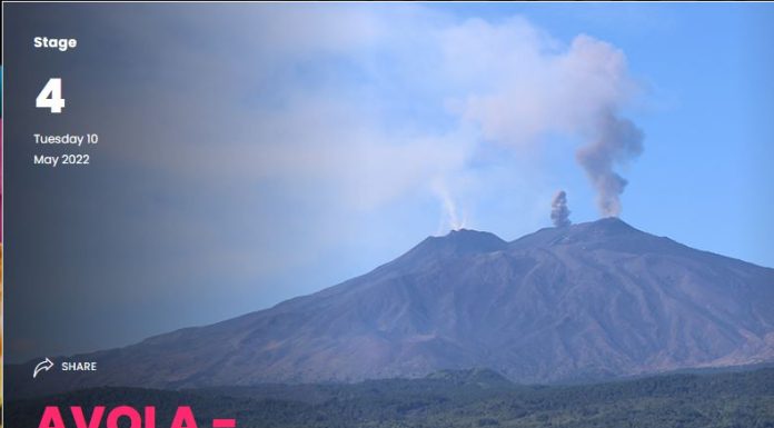 Na quarta etapa do Giro a subida ao monte Etna