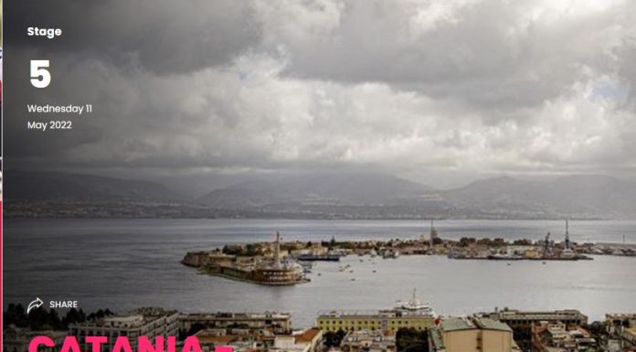 Quinta etapa liga Catania a Messina e João Almeida parte em oitavo na geral