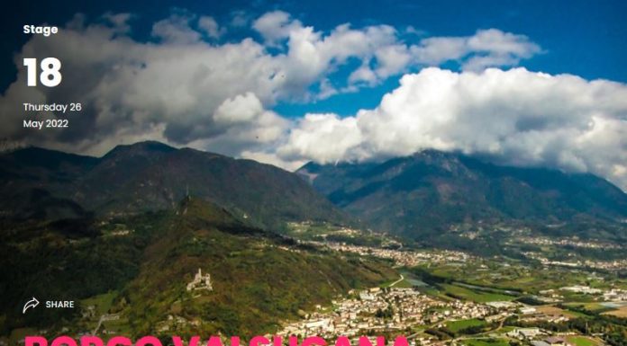 Chegada a Treviso na 18ª etapa