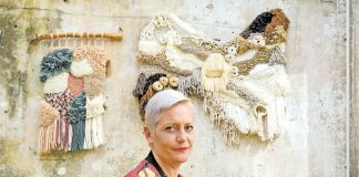 A arte têxtil de Marina Rodrigues esteve em exposição nas Caldas