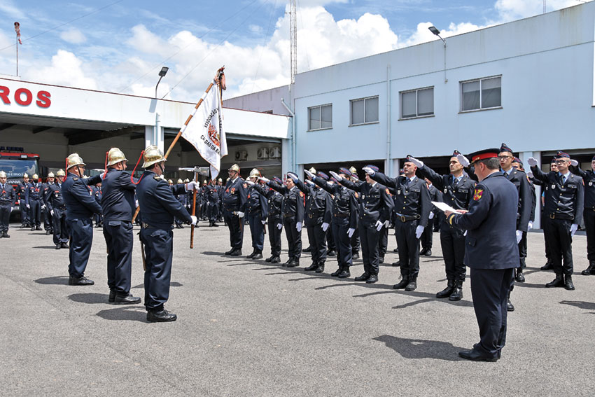 Corporação das Caldas tem 22 novos bombeiros