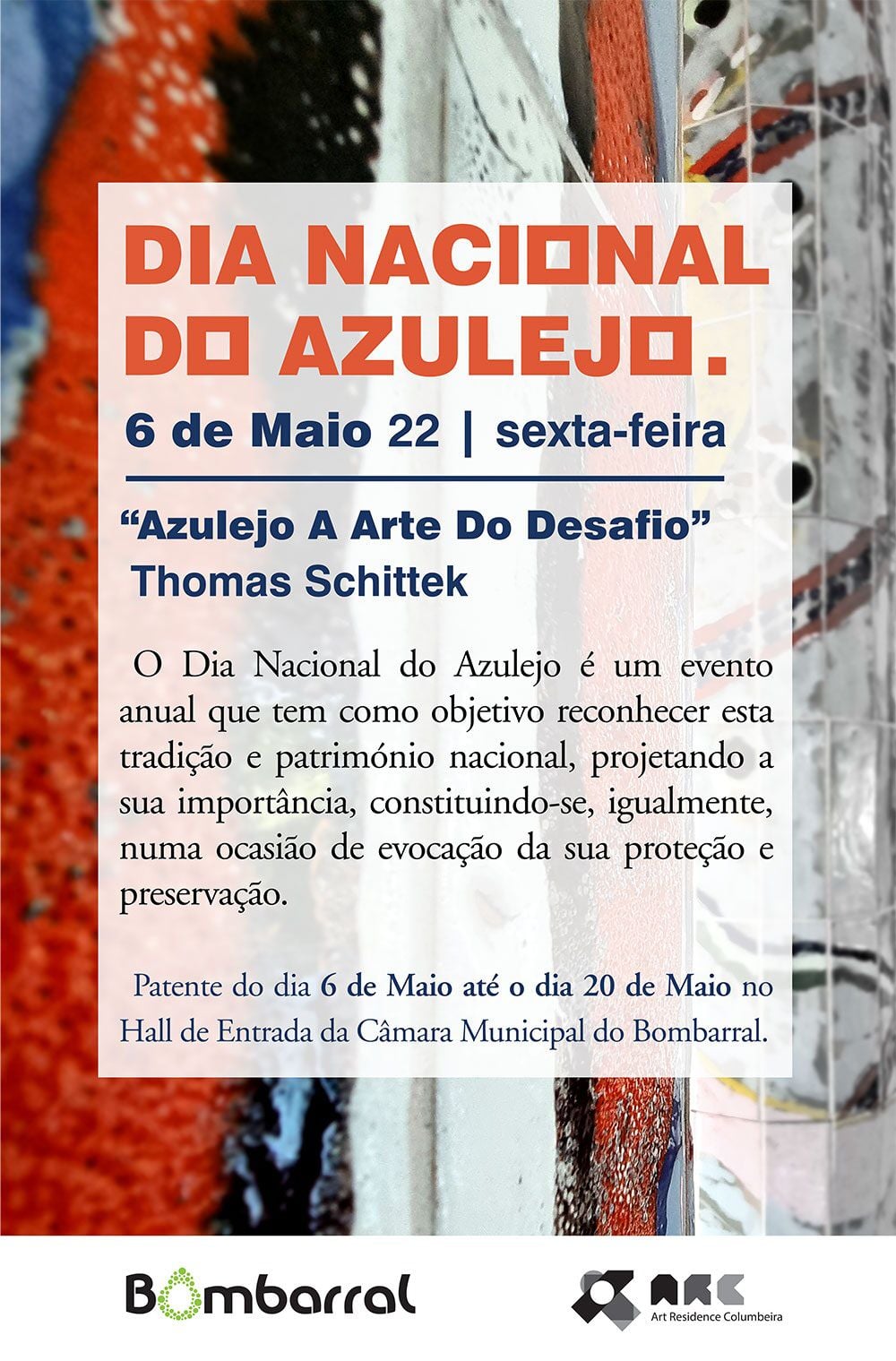 Exposição no Bombarral assinala “Dia Nacional do Azulejo”