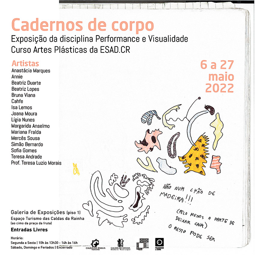 “Caderno de corpo” apresenta  trabalhos dos estudantes da ESAD