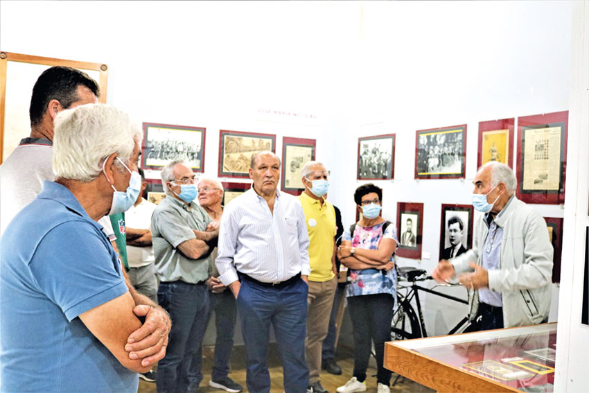 Ciclismo: Ex-ciclistas visitaram o museu da modalidade