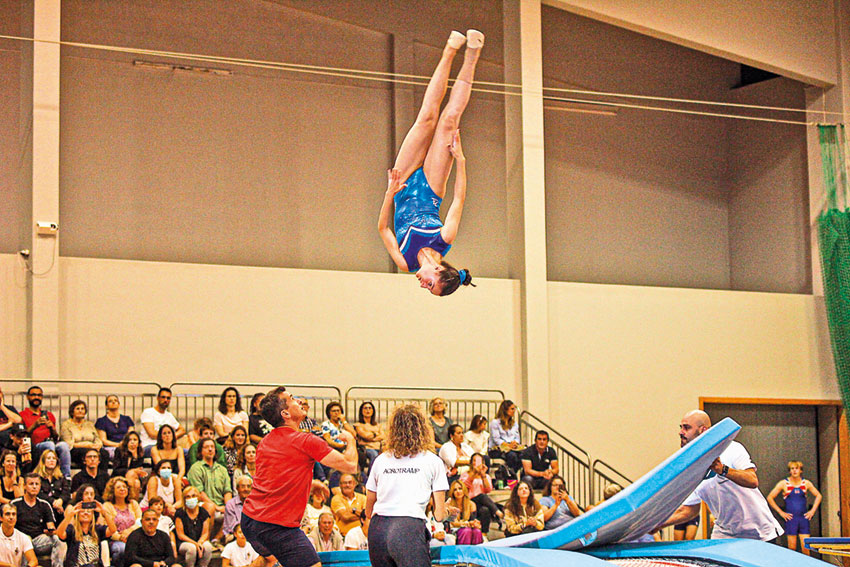 Ginástica: Acrotramp voltou a  dar grande espetáculo aos caldenses