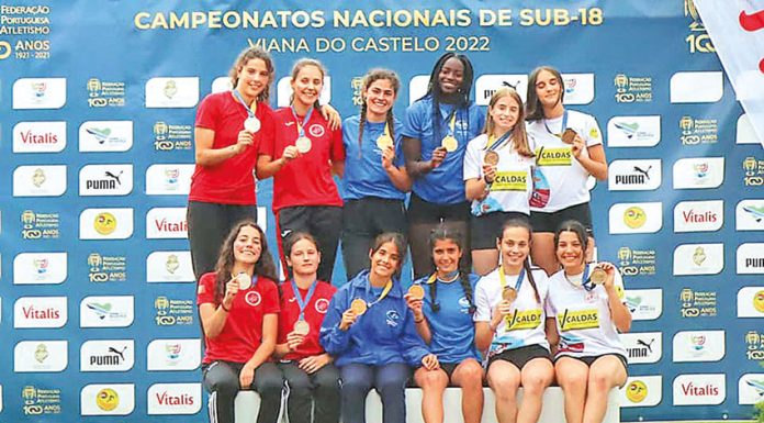 Atletismo: Arneirense com duas medalhas no Nacional de Sub-18