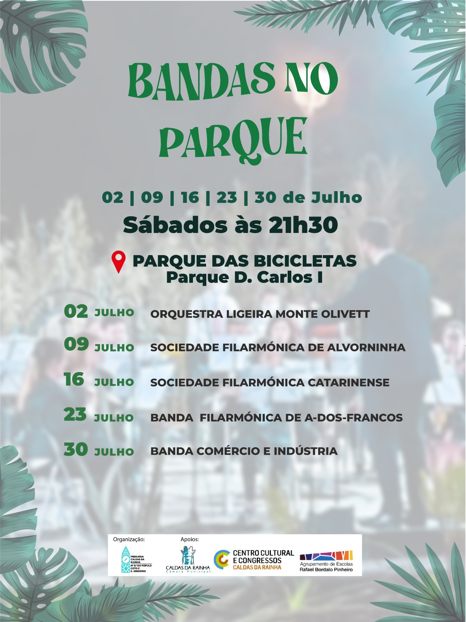Banda Comércio e Indústria encerra ciclo “Bandas no Parque”