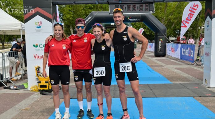 Triatlo: João Pereira vence título de estafetas mistas pelo Benfica