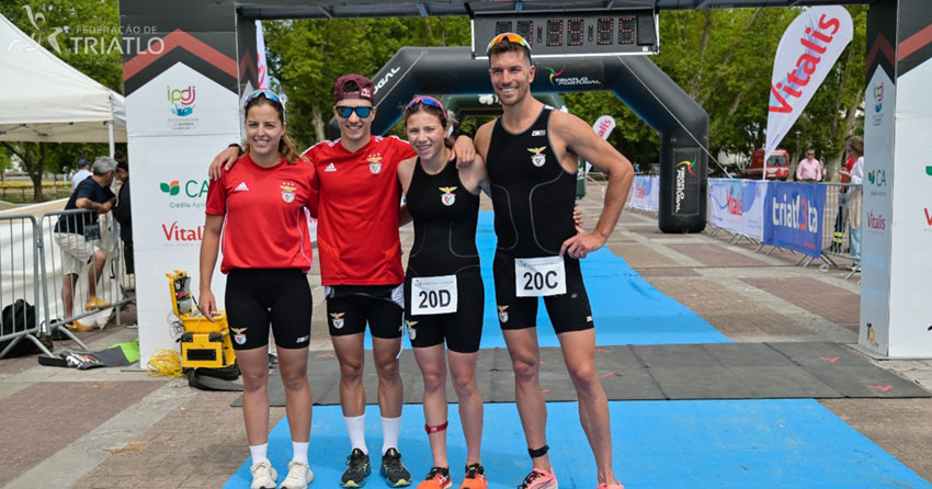 Triatlo: João Pereira vence título de estafetas mistas pelo Benfica