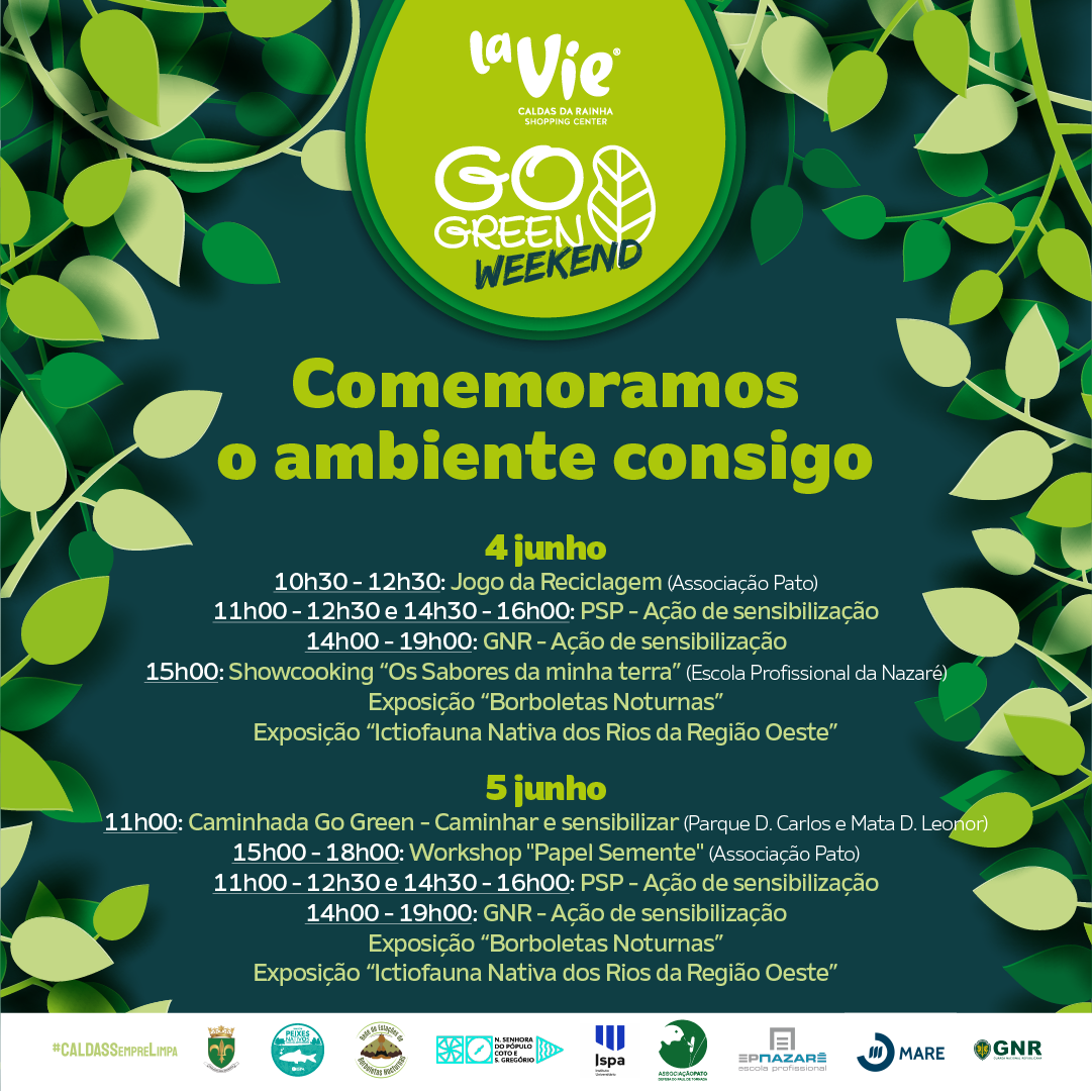 Caminhada Go Green decorre no La Vie Caldas