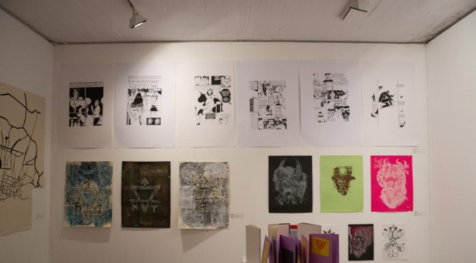 Alunos da ESAD mostram gravuras no Centro de Artes