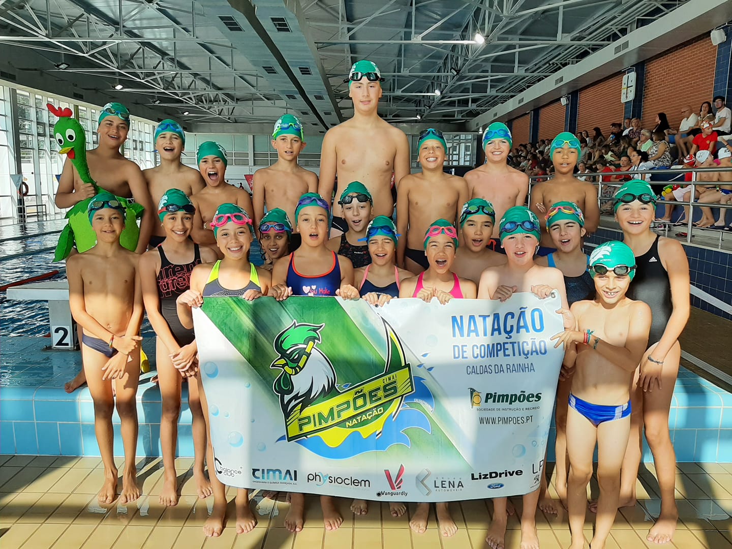 Natação: Pimpões foi o clube mais representado em Porto de Mós