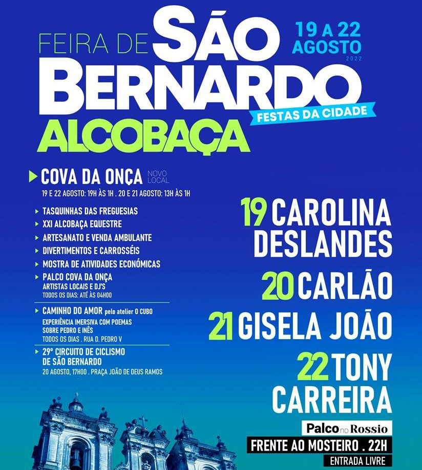 Câmara de Alcobaça revela programa da Feira de São Bernardo
