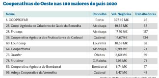 Oeste tem nove cooperativas entre as 100 maiores do país