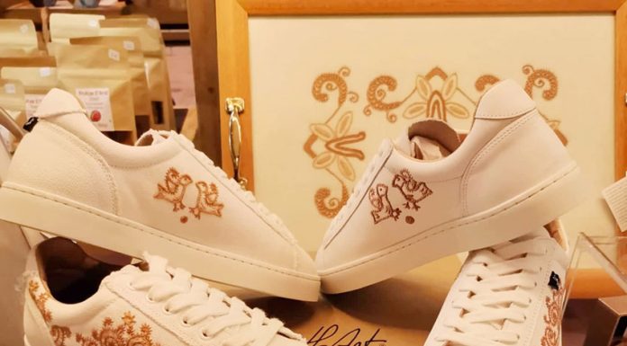 Bordado das Caldas chega ao calçado