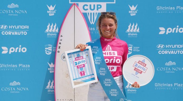 Surf: Carolina Santos estreia-se a vencer no Nacional e é a Miss Prio Cup 2022