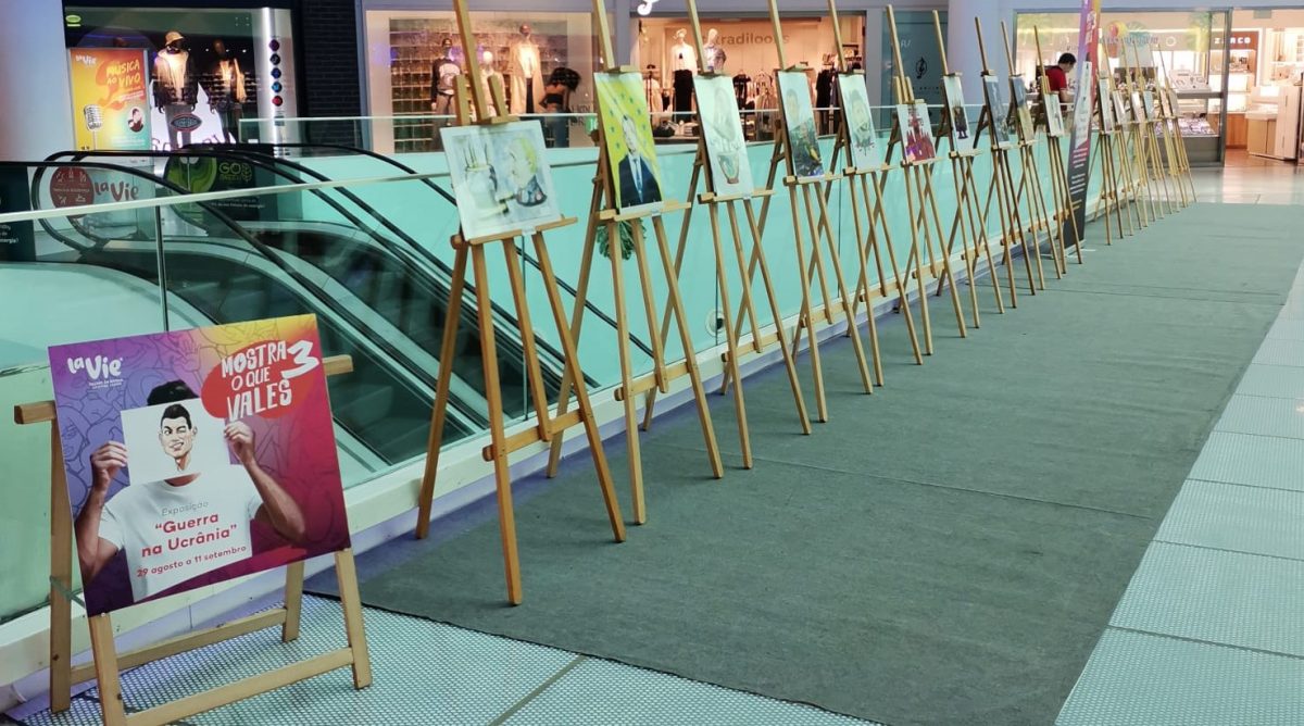 Exposição “Guerra na Ucrânia” já está patente no La Vie Caldas da Rainha