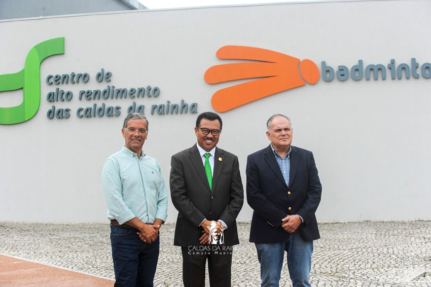 Caldas: Embaixador  da Indonésia visitou  o CAR de Badminton