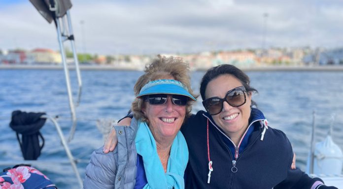 Sandy Rose cumpre sonho a bordo do veleiro Gotemburgo