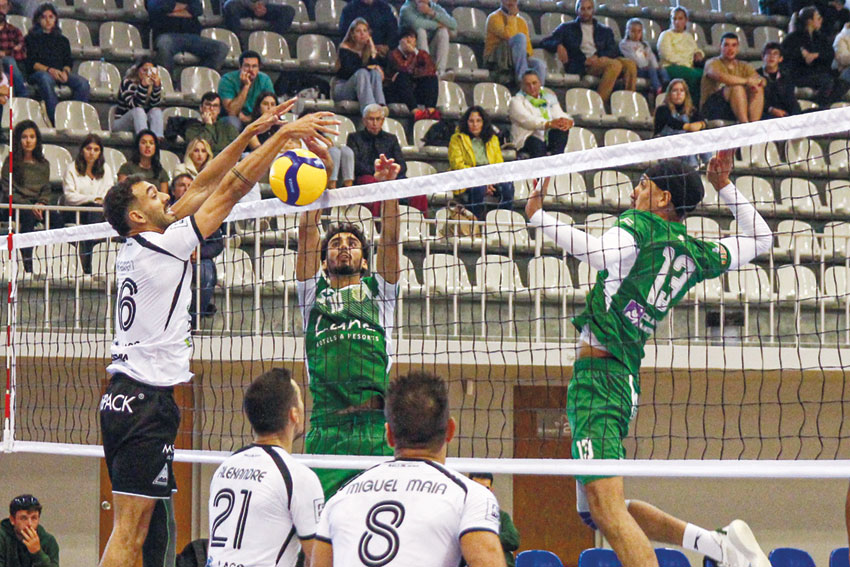 Voleibol: Derrota pesada do Sporting das Caldas no primeiro jogo em casa