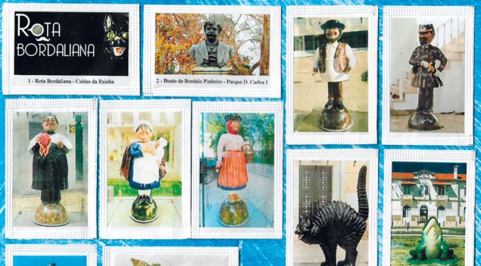 Caldas: Rota Bordaliana em pacotes de açúcar de colecionador