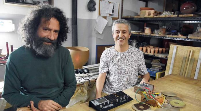 Paulo Vicente fez música com sons de quem se dedica à cerâmica