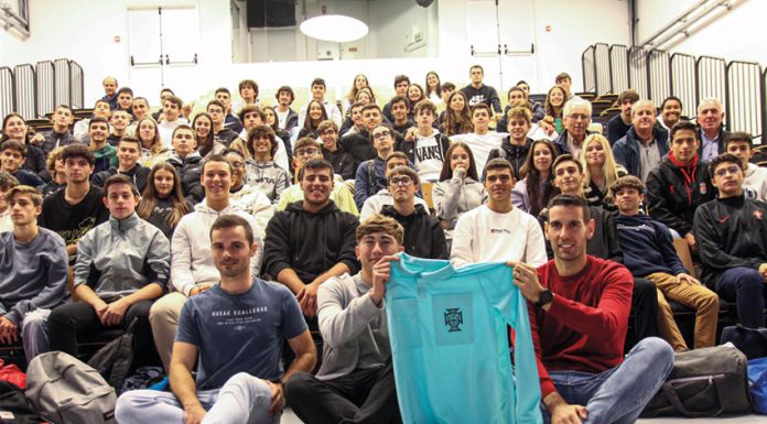 António Nobre e Nelson Pereira regressaram à escola que os formou