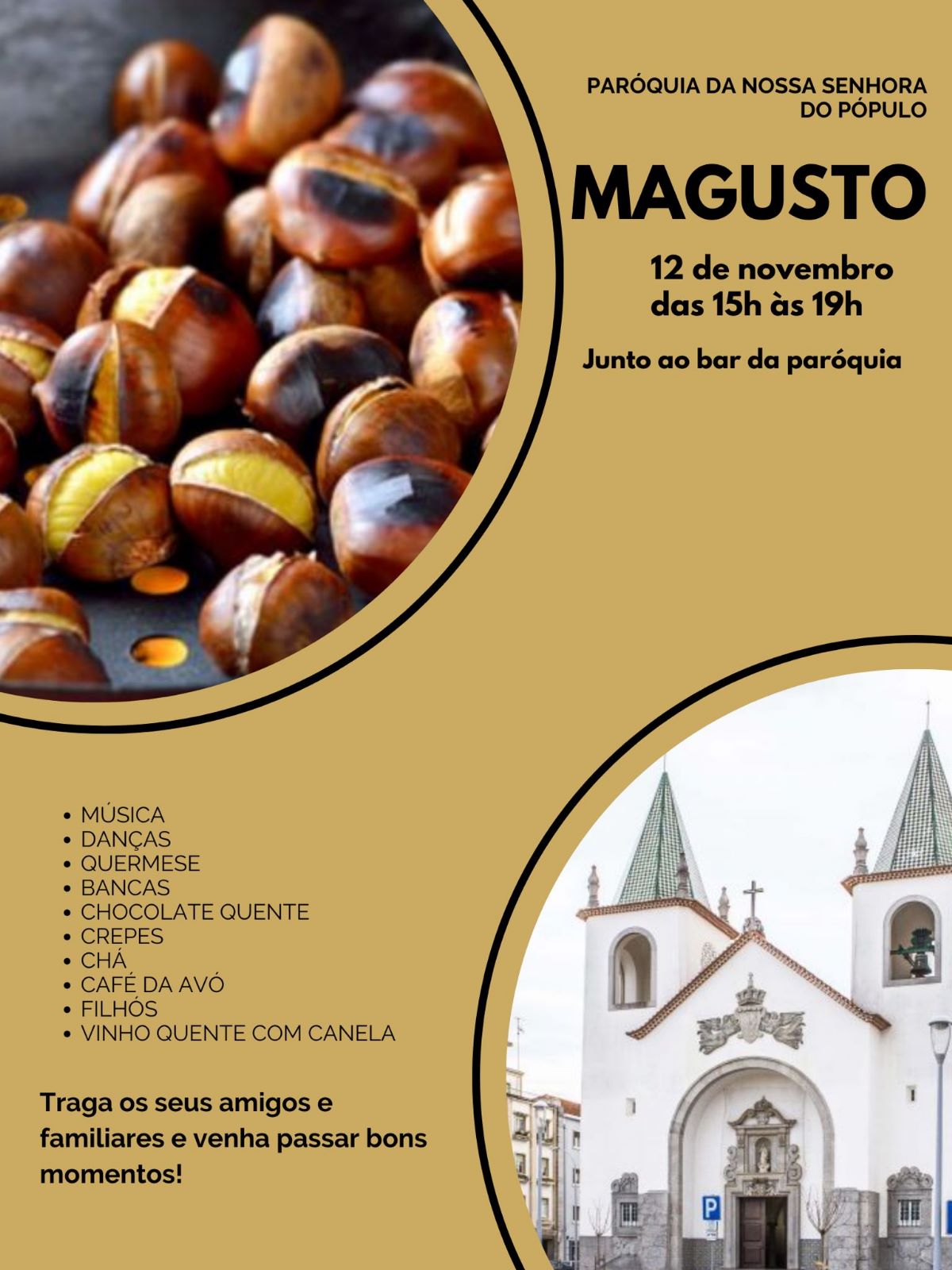 Paróquia de Caldas celebra Magusto em clima de festa e em comunidade