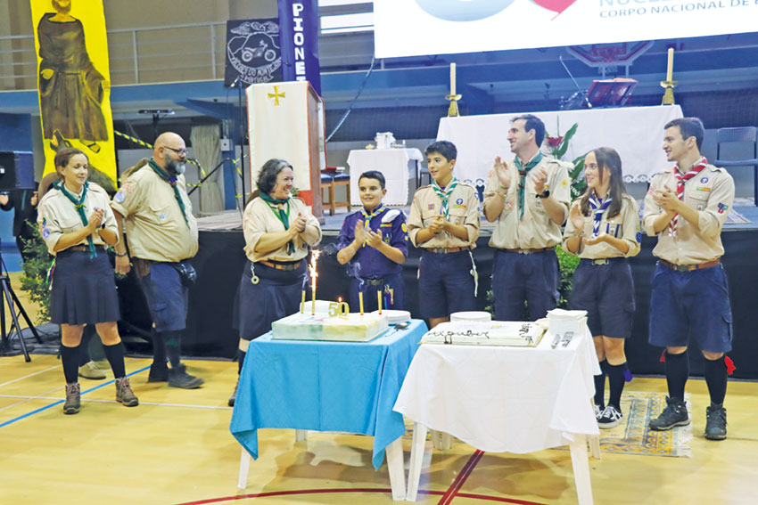 Escuteiros do Oeste festejaram 50 anos de vida