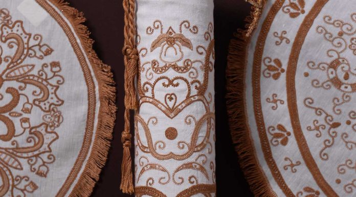 Bordado das Caldas em exposição e venda de Natal no Espaço Turismo