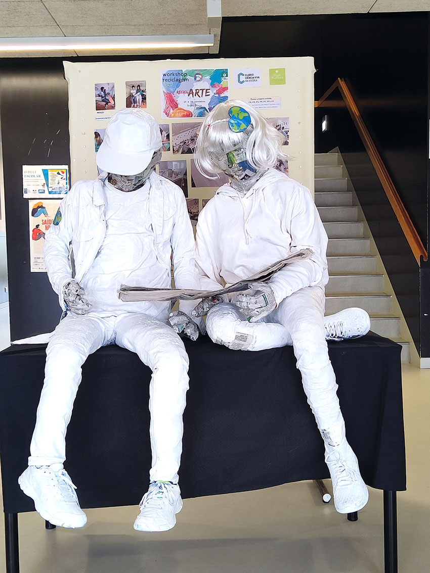 Alunos de Óbidos reciclam com a Gazeta