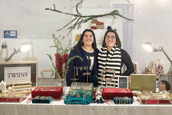 Twiins, uma marca criada por irmãs caldenses