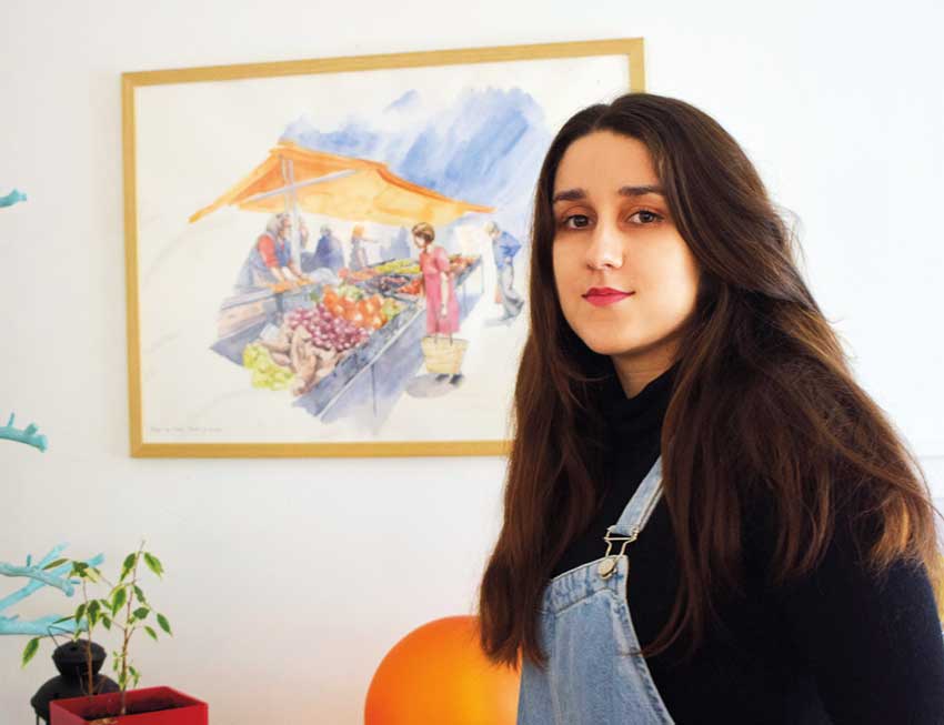 Aguarelas das Caldas e de Óbidos na Praça