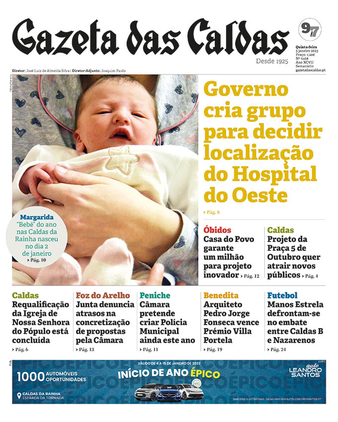 janeiro Localização do novo Hospital