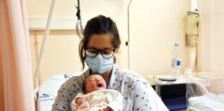 Margarida Ferreira foi a primeira bebé a nascer nas Caldas em 2023