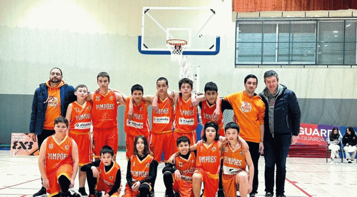 Basquetebol: Sub-14 dos Pimpões terminam competição no 4º lugar